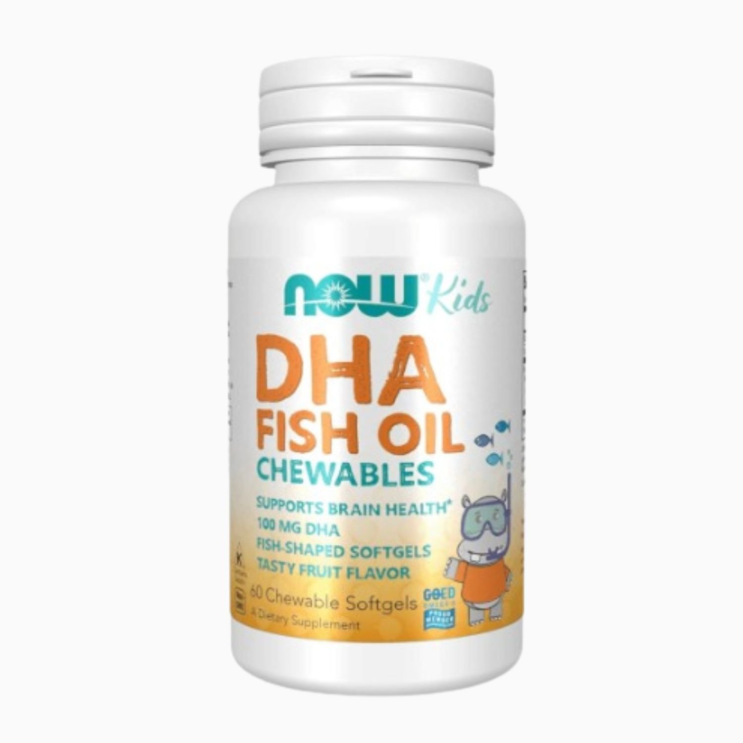 8 FISH OIL DHA MASTICABLE NOW KIDS - Imagen 1